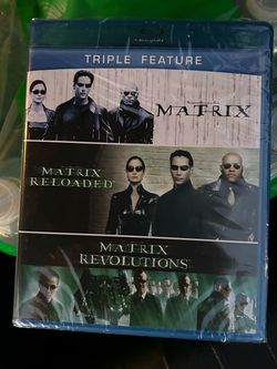 New Blu ray MATRIX Triple features