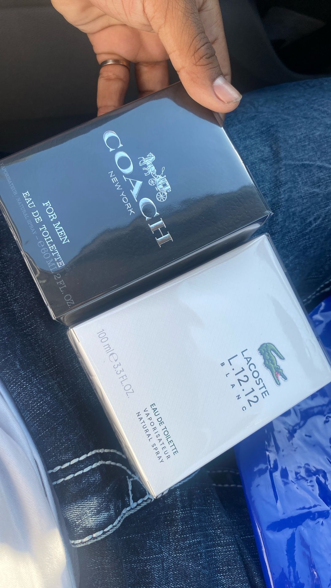 Coach(black) Lacoste(White)
