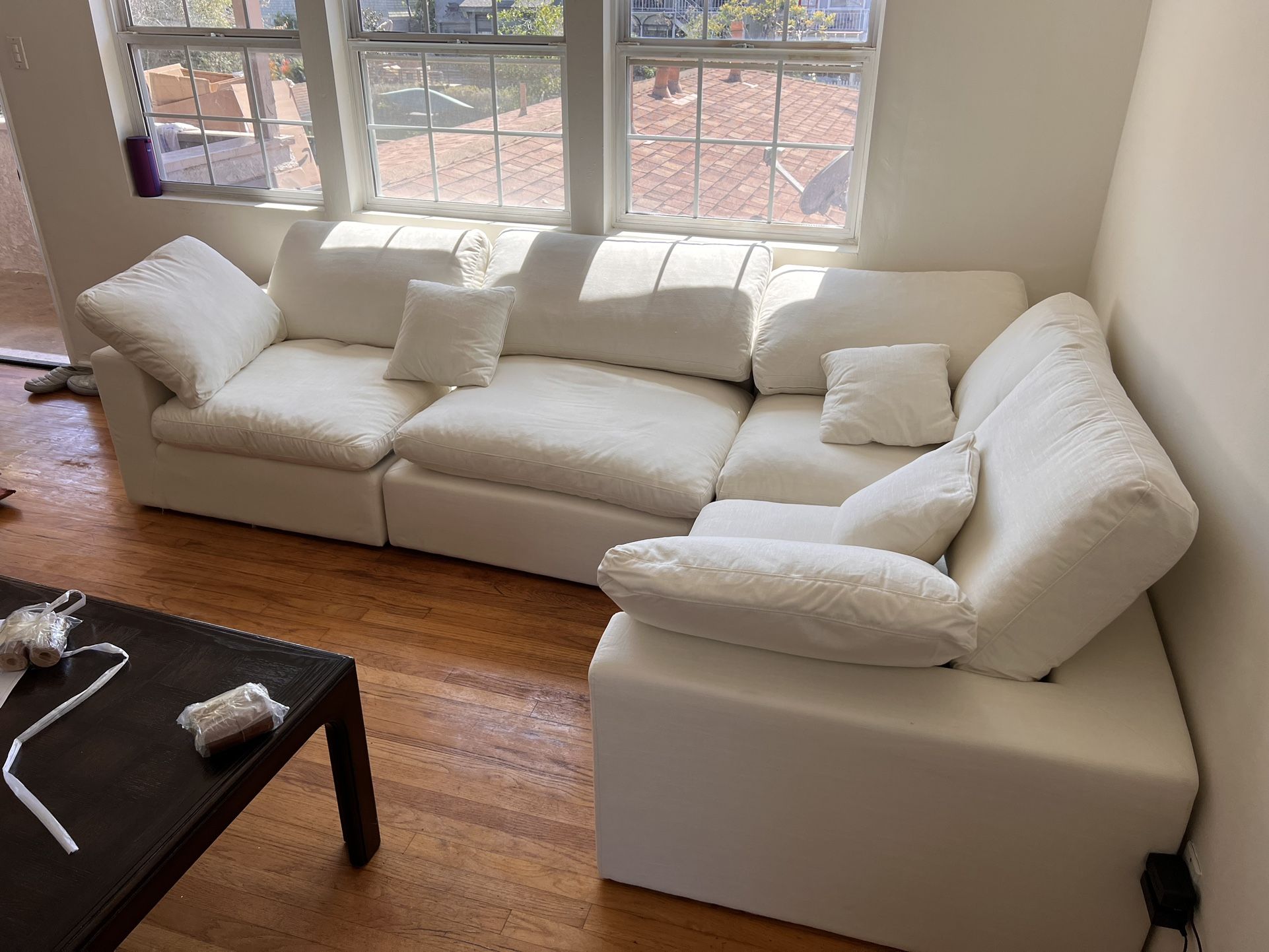 White Cloud Sofa - Free Delivery✅ Modular Sectional Sofa In White - Cloud Couch☁️