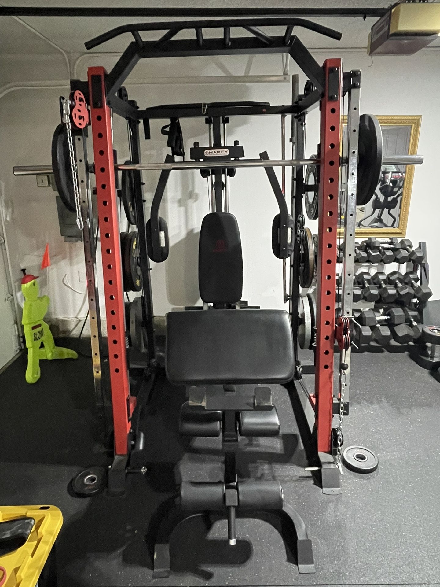 Marcy SM-4033 All-In-One Smith Machine, Functional Trainer, Squat Rack, Power Cage