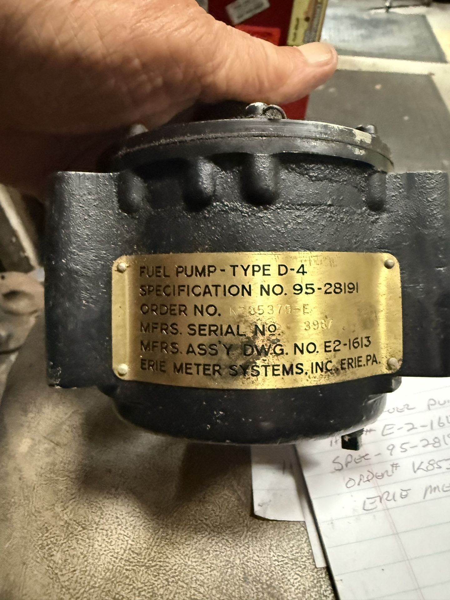 Aircraft Wobble Pump