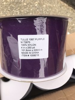 Case of purple ribbons $5