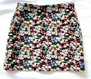 NWT Reserved Floral print Skirt Womens Size L Large