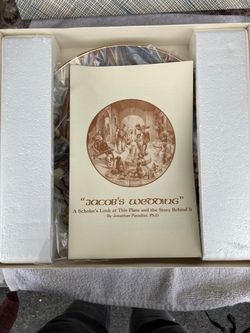 Jacob’s wedding collector plate by Yiannis Koutsis