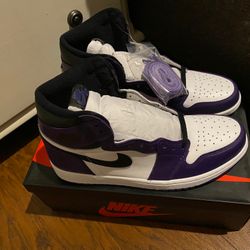 Jordan 1 High Court Purple 