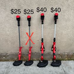 CRAFTSMAN V20 20-volt max Cordless Battery 10” & 13” String Trimmer **See Photo For Pricing**