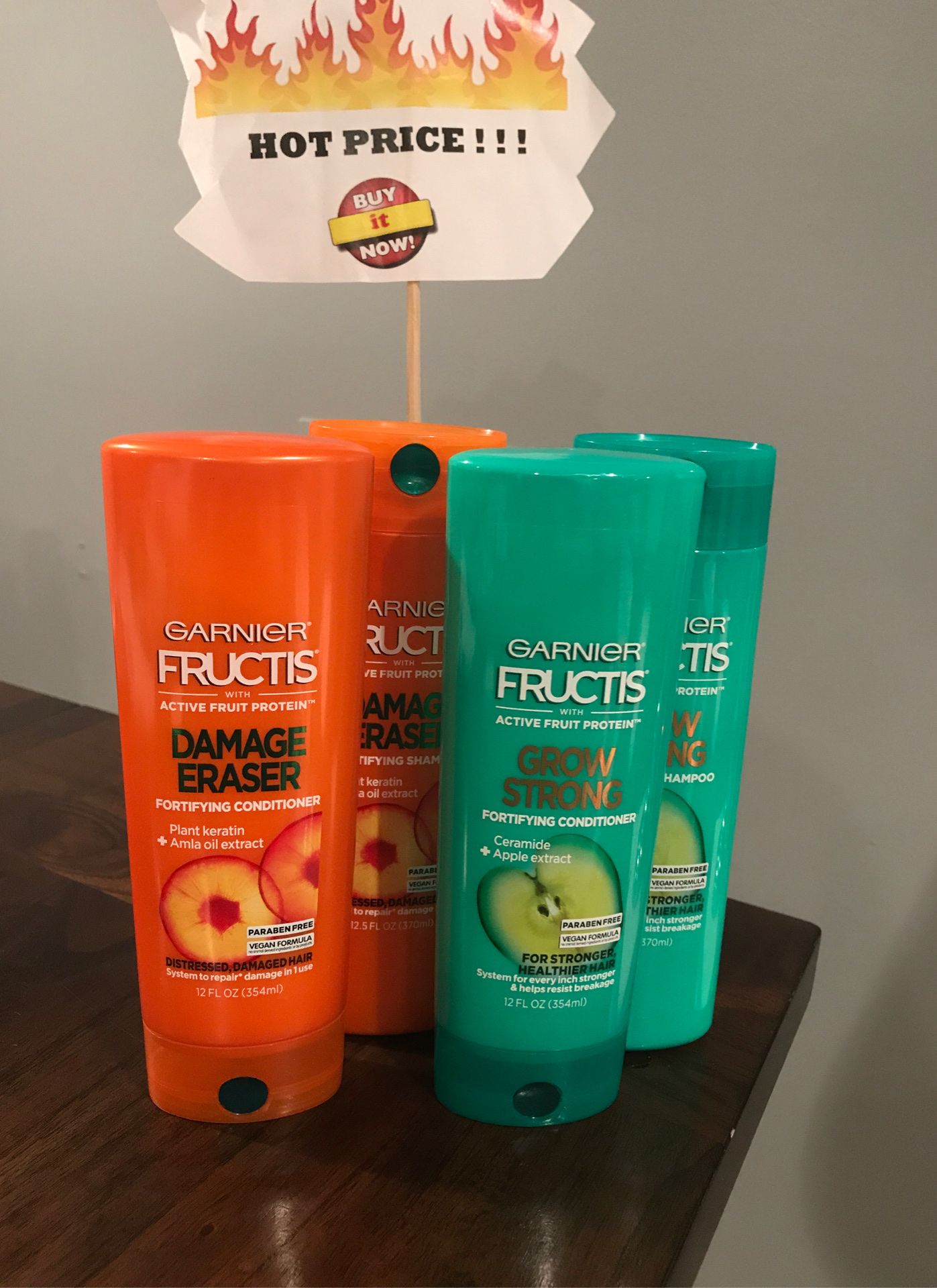 Garnier Fructis Shampoo and Conditioner