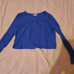 Blue Girls Cardigan 