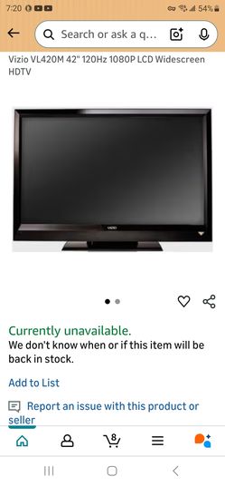 42" VIZIO 1080HP HDTV