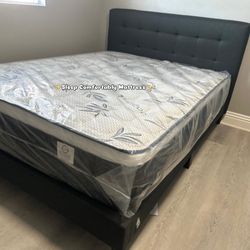 ✨Sleep Comfortably Mattress✨ Mattress pillow top 🟢Queen $150 🟡Full $130 🟠Twin $120 🔴King $260 🔵Cal king $260 ☑️Delivery available $30🚚