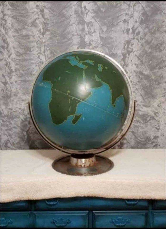 Rare vintage globe