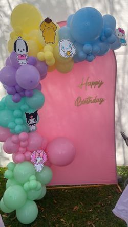 Ballon Garland /backdrop