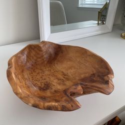 LARGE ENRICO 17" INCH HAND CARBED ROOT WOOD BOWL