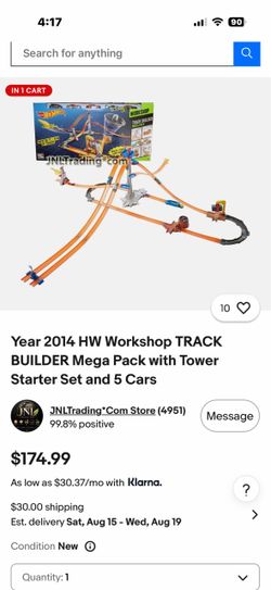 2014 Hot Wheels Track Builder Mega Pack Set