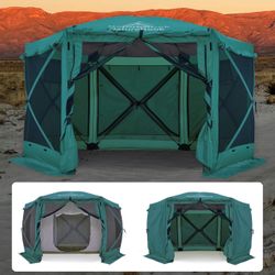 Pop up Gazebo Tents 12x12 FT Canopy Party Portable Tent for Camping Shelter Screen Houses with Inner