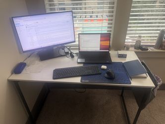 Computer Desk like New 63” x 24”