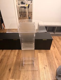clear acrylic book stand/display stand