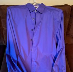 Men’s Express 1MX Long Sleeve Button Down Shirt Size Large
