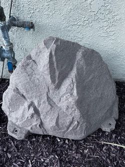 Faux landscape rock cover