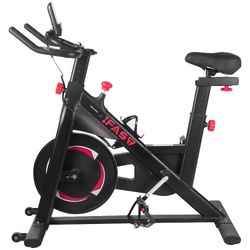 Exercise Bike 300LBS Weight Capacity Smooth Silent 35LB Heavy Flywheel Indoor