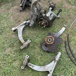 2009+ NISSAN GT-R R35 OEM FRONT AND REAR SUSPESNION KNUCKLES AXLES TOE CAMBER ARMS HUB CONTROL ARMS