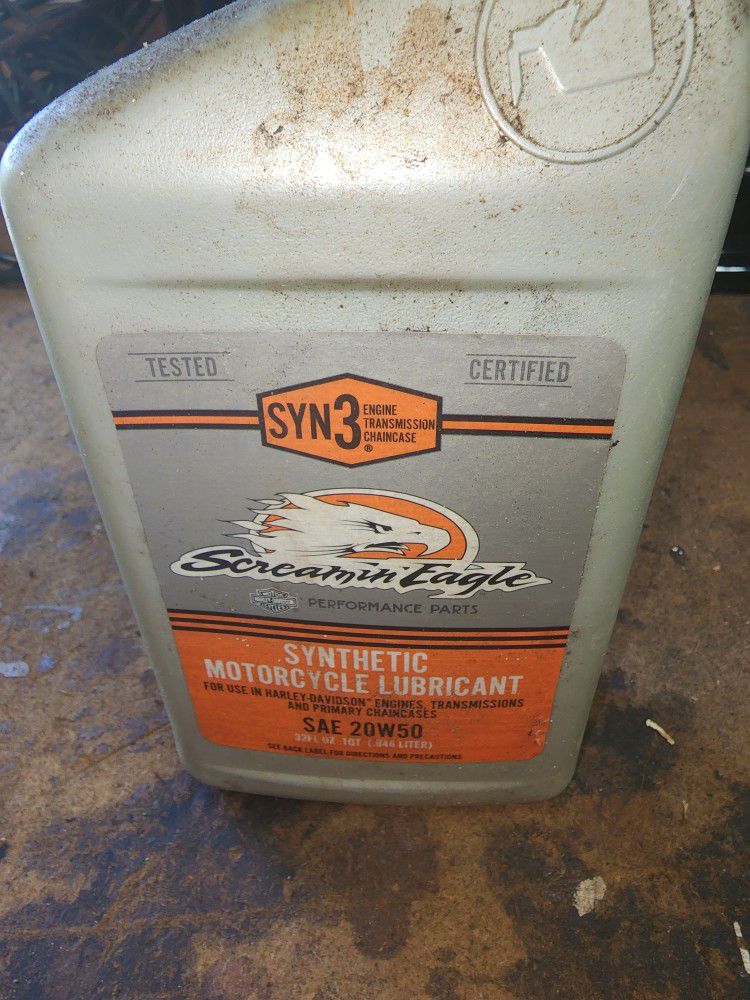H-D SYN-3 Full Synthetic Motorcycle Lubricant - SAE 20W50