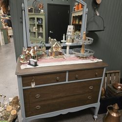 Refinished Dresser with mirror