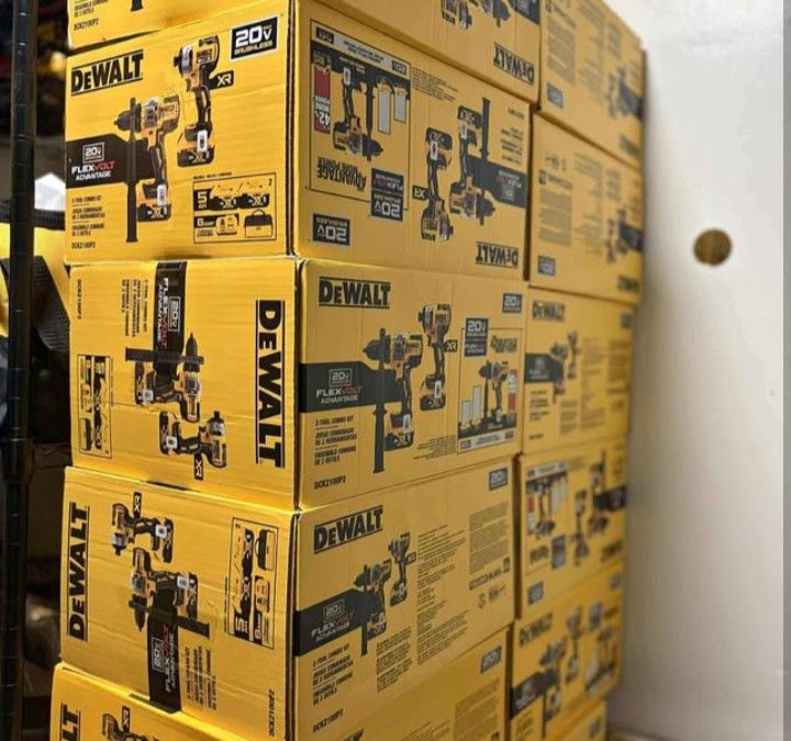 DeWalt New Kit Hammer And Impact 3 Speeds, 5ah Batteries And Rapid Charger