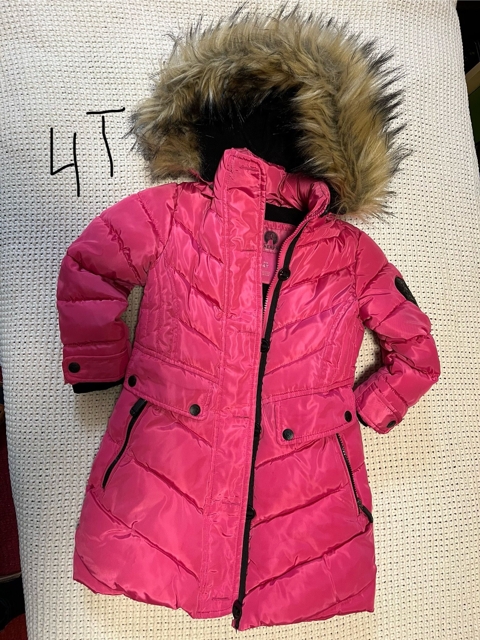 Girls Winter Puffer Coat 4T