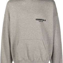 Fear of God Essentials Hoodie Dark Oatmeal Size Large