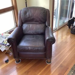 Leather Recliner. $50