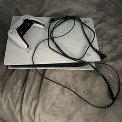 play station 5 with controller