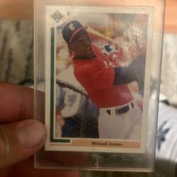 Michael Jordan Baseball Card