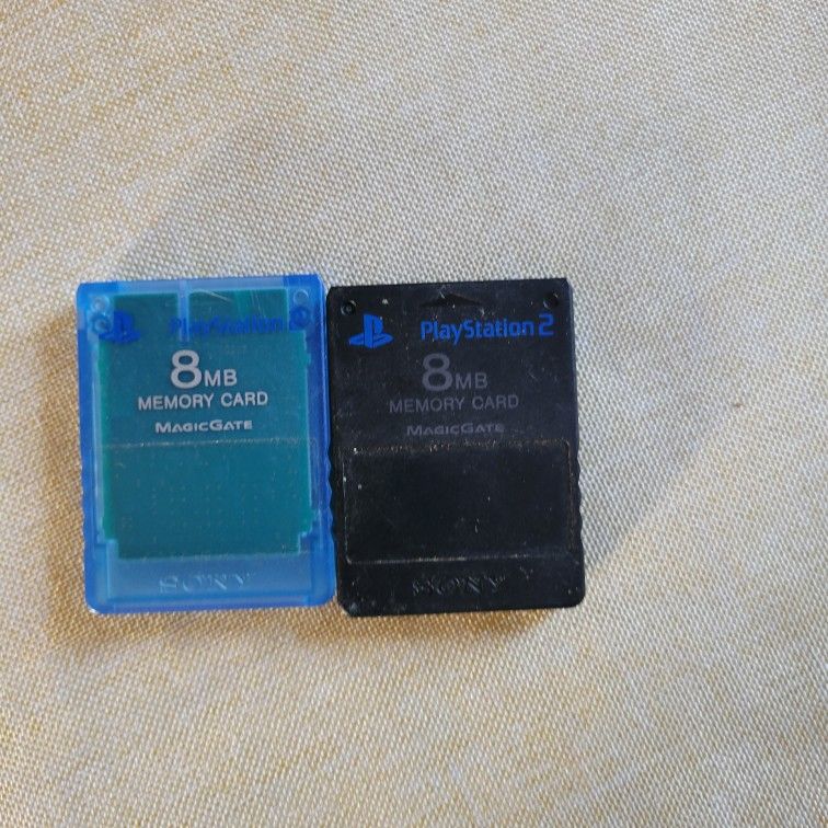 ps2 memory cards