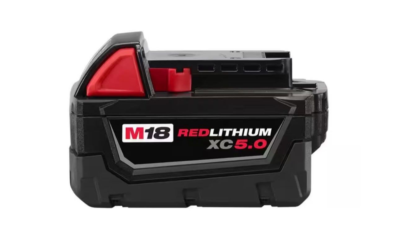 New- Milwaukee M18 18-Volt 5.0 Ah Lithium-Ion XC Extended Capacity Battery