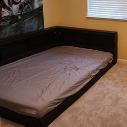 Full Ashley Furniture Bookcase Platform Bed