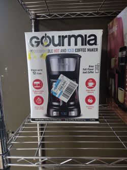 Gourmia Hot and Iced coffee maker.