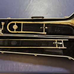 Bach Trombone With Mouth Piece And Slide Oil