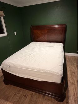 Solid Wood Queen Bed Frame