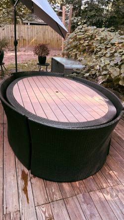 Outdoor patio dining set