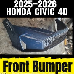 2025/2026 Honda Civic Sedan Front Bumper Cover 