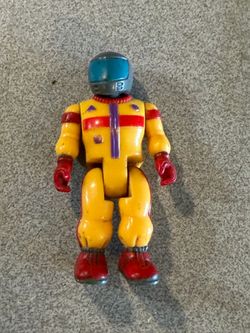 1980s Fisher Price Little Tikes Astronaut Motorcycle 3" Action Figure