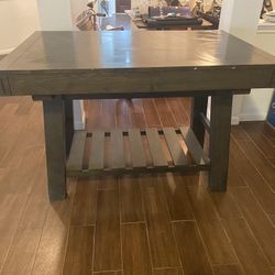 New! Tall Expandable Kitchen Table & Chairs Set