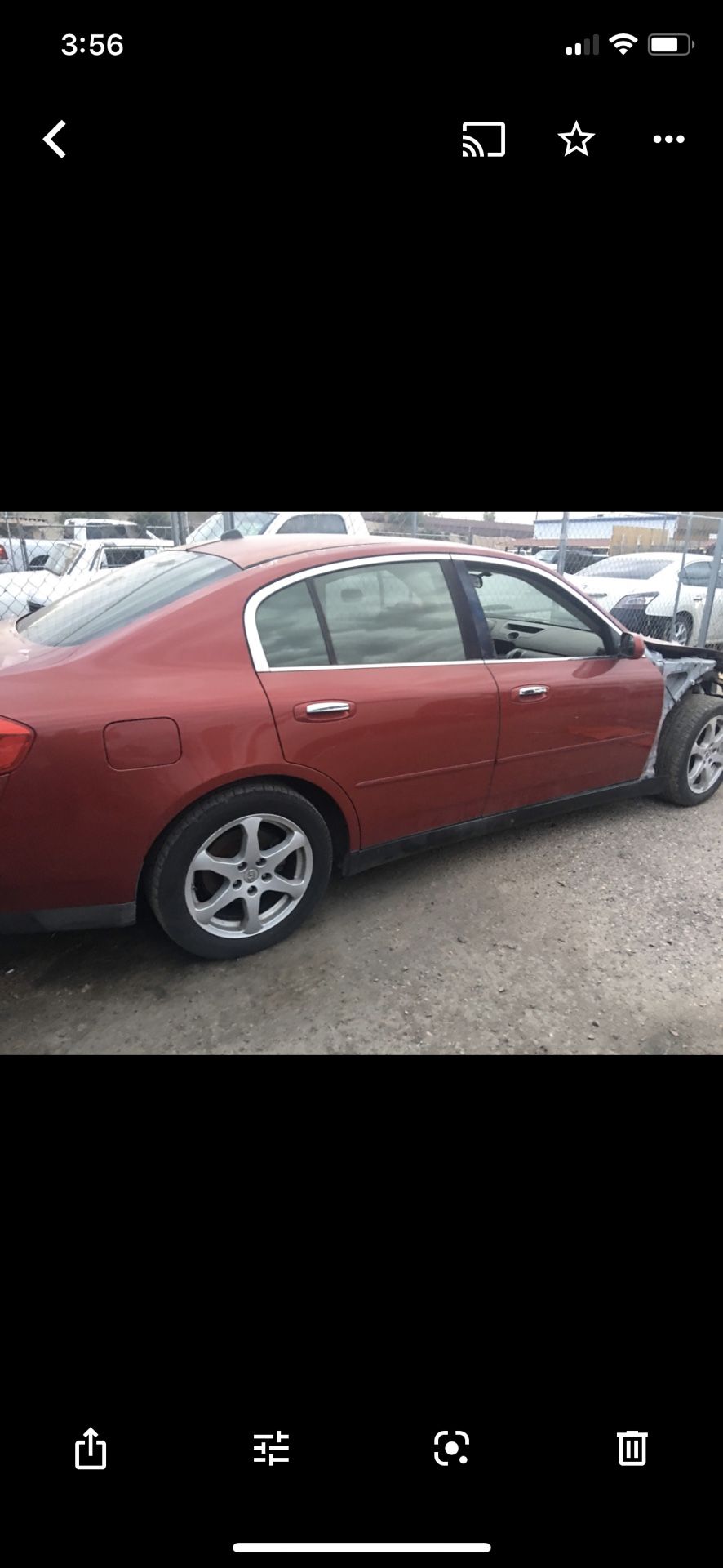 Infinity 2003 G 35 For spare parts only.