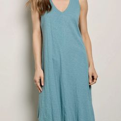 NEW Z Supply Reverie Dress – Sea Pine Green Midi Tank Dress (Size S, Retail $69)