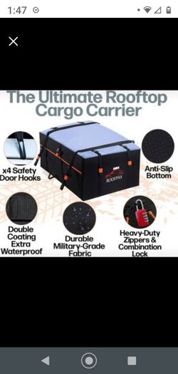 Roofpax Large Car Roof Cargo Carrier Bag