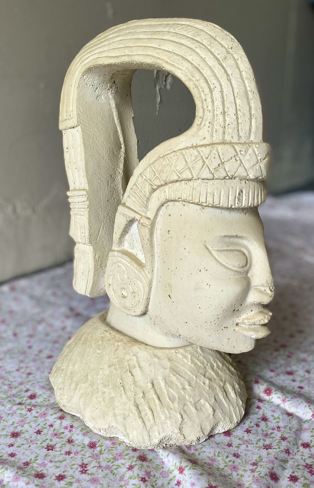 Aztec Head Sculpture