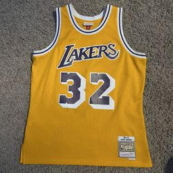Mitchell & Ness 1(contact info removed) Magic Johnson Los Angeles Lakers swingman jersey