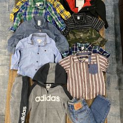 Toddler Boys 2T Lots Of Shirts, Jackets, Pants (Carter’s, Adidas,OldNavy,Cat&Jack)