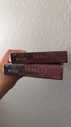 Alcon Dailies Total1 Contact Lenses -1.75 (2 Boxes)